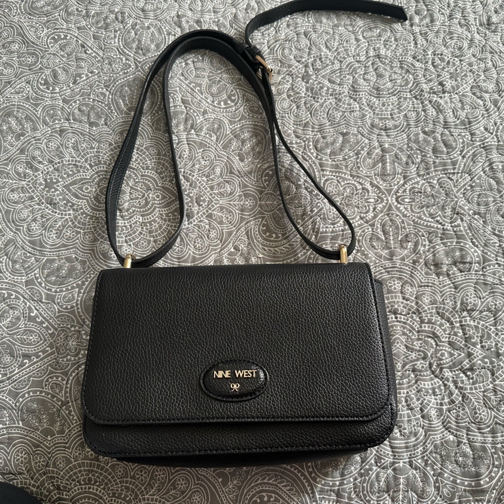 Nine West Elegant Black Crossbody Bag